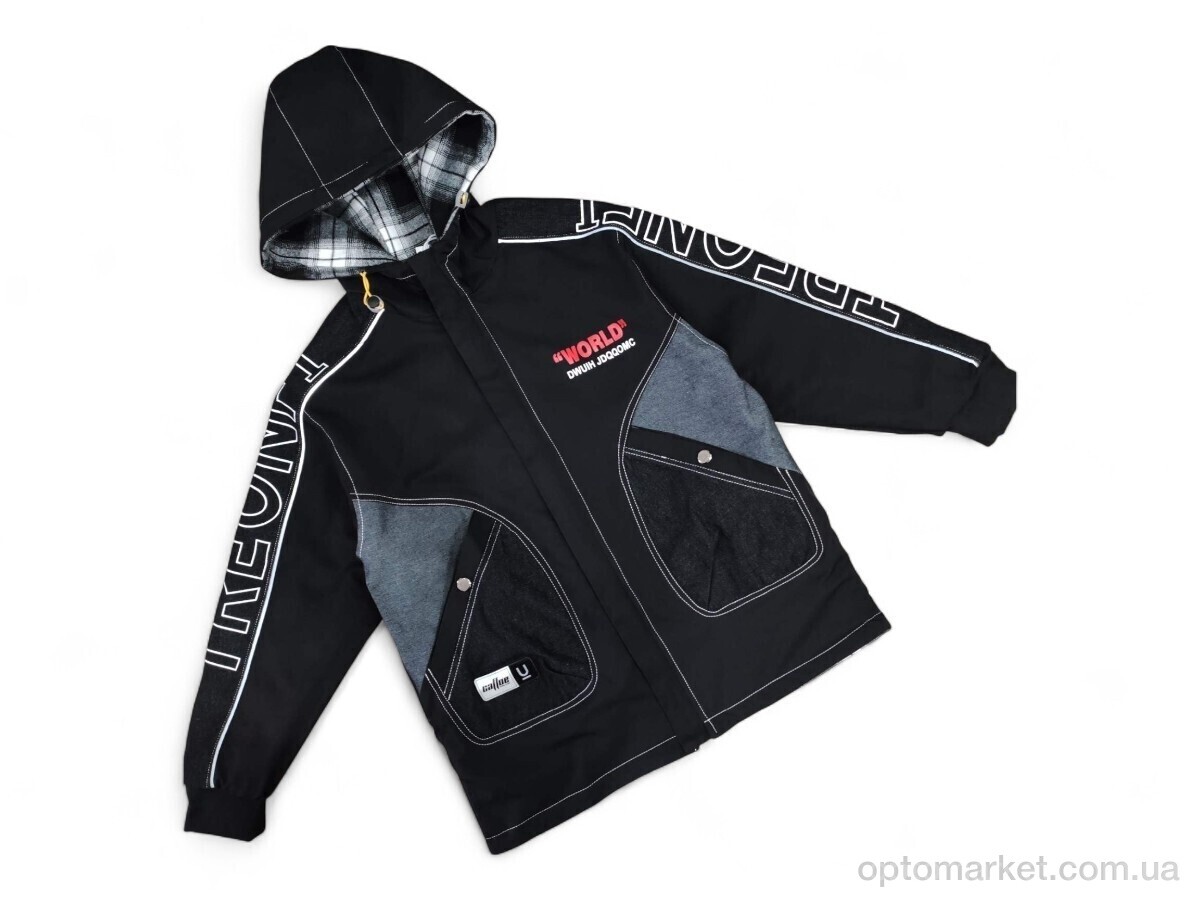 Купить Куртка дитячі 2120 чорна з жовтим SS.LL чорний, фото 1