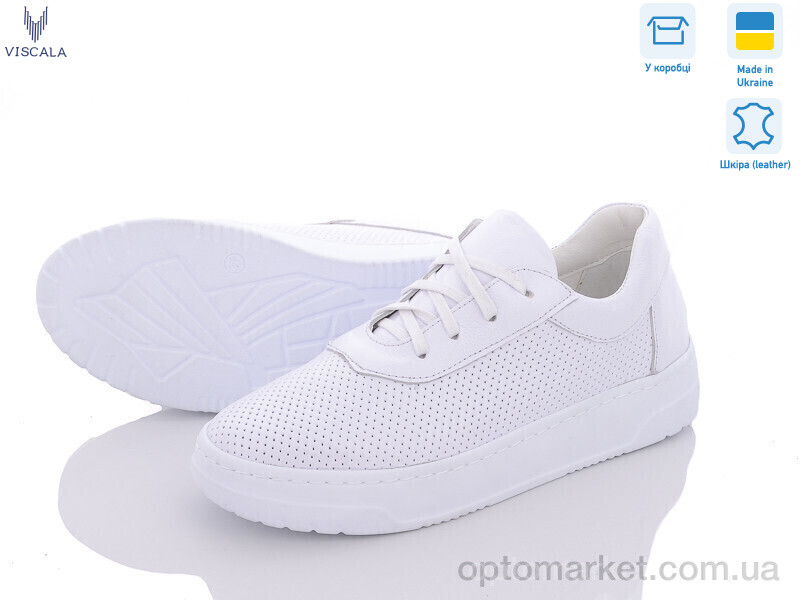 Купить Кросівки жіночі 21201-164 б.п. Viscala білий, фото 1