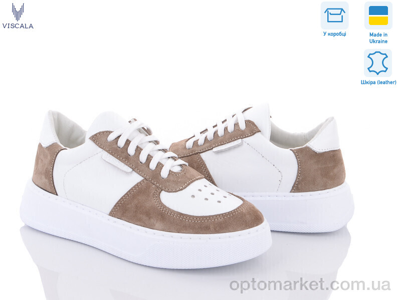 Купить Кросівки жіночі 21205 б.беж. Viscala коричневий, фото 1