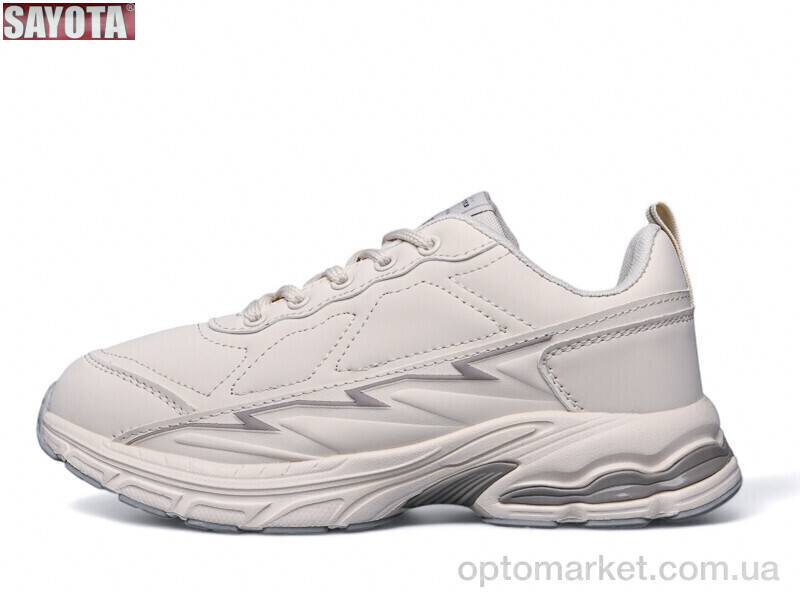 Купить Кросівки унісекс 2123-3 Sayota бежевий, фото 1