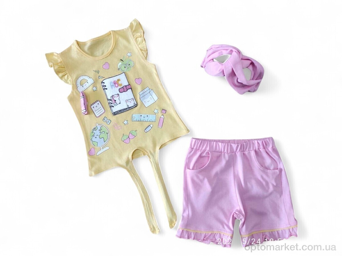 Купить Костюм дитячі 212663 жовто-рожевий Necixs Kids жовтий, фото 1