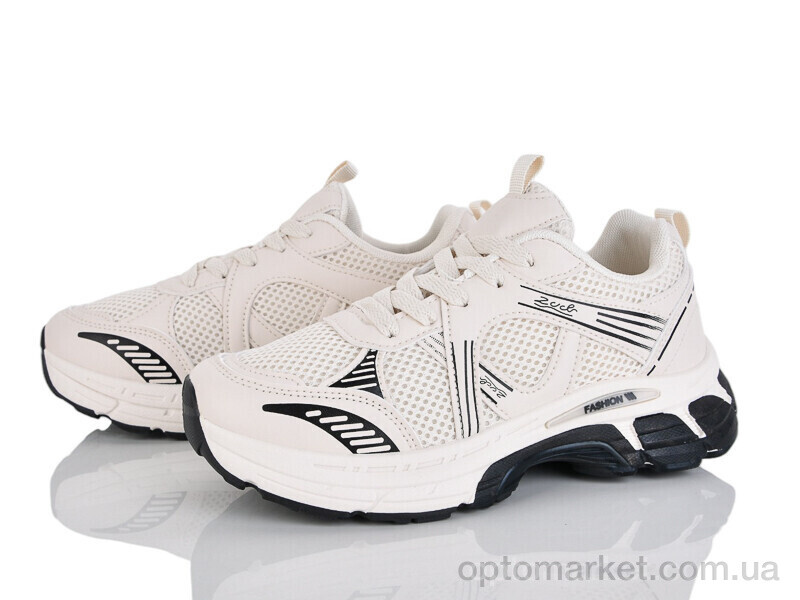 Купить Кросівки жіночі 213-3 Бабочка-Mengfuna-AESD бежевий, фото 1