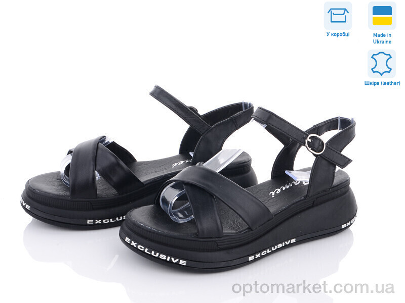 Купить Босоніжки жіночі 2133-12 Tamei чорний, фото 1