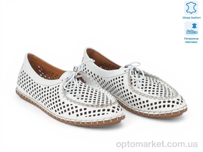 Купить Мокасини жіночі 213811 Anna Lucci білий, фото 1