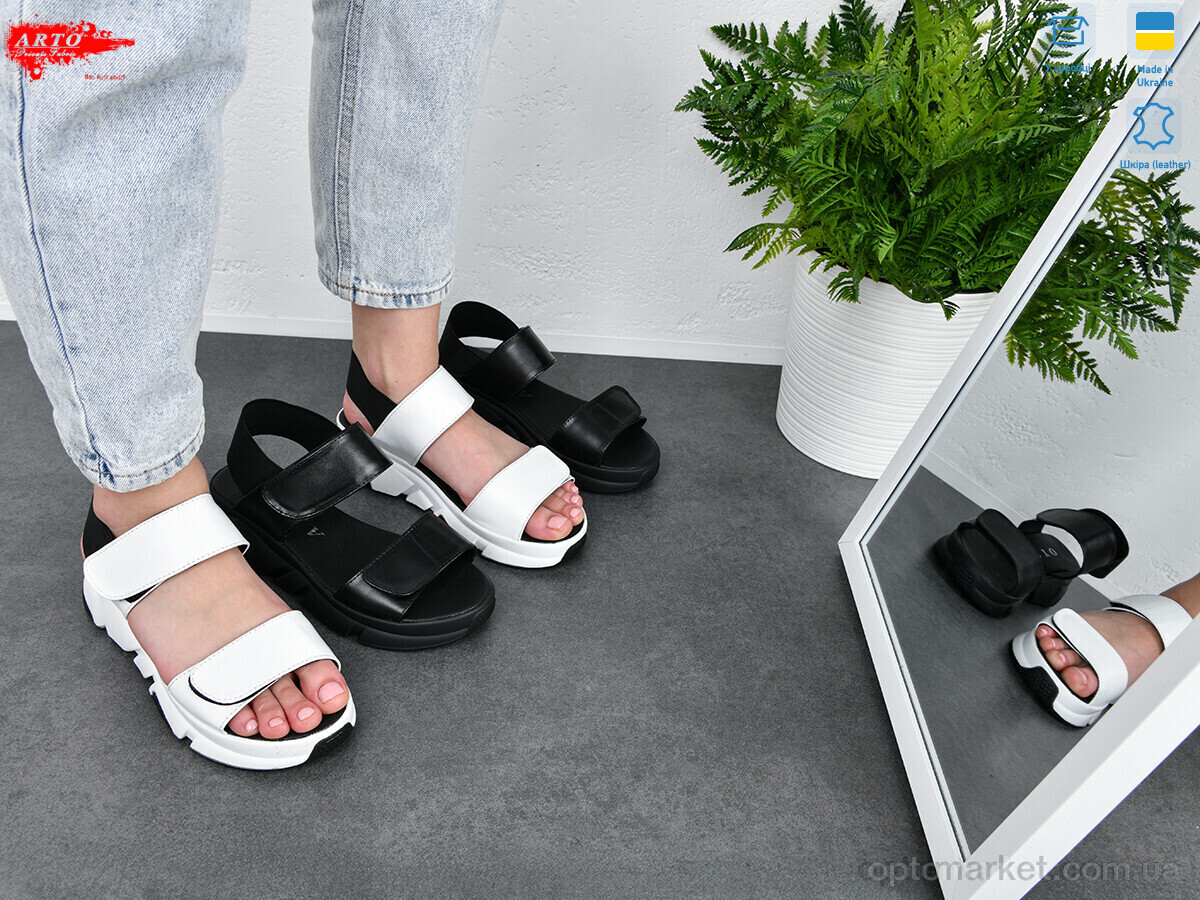 Купить Босоніжки жіночі 215-1 біл.к. ARTO білий, фото 5