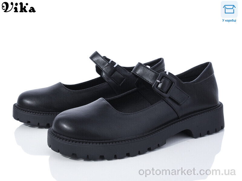 Купить Туфлі жіночі 215-10 Vika чорний, фото 1