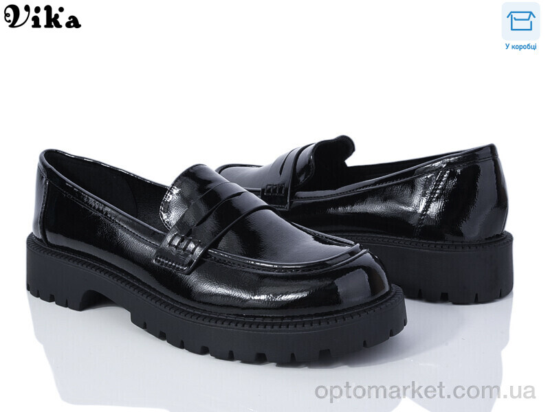 Купить Туфлі жіночі 215-3 Vika чорний, фото 1