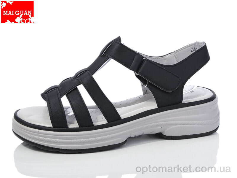 Купить Босоніжки жіночі 216-1 Maiguan чорний, фото 1