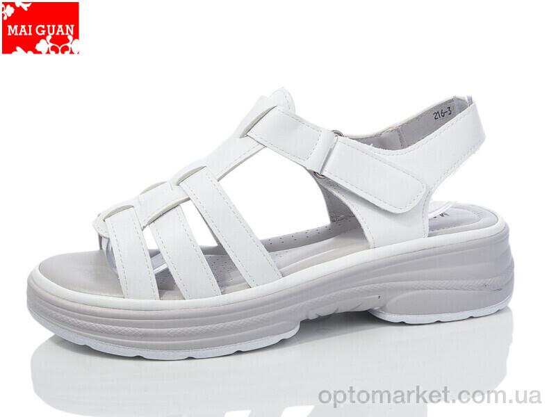 Купить Босоніжки жіночі 216-3 Maiguan білий, фото 1