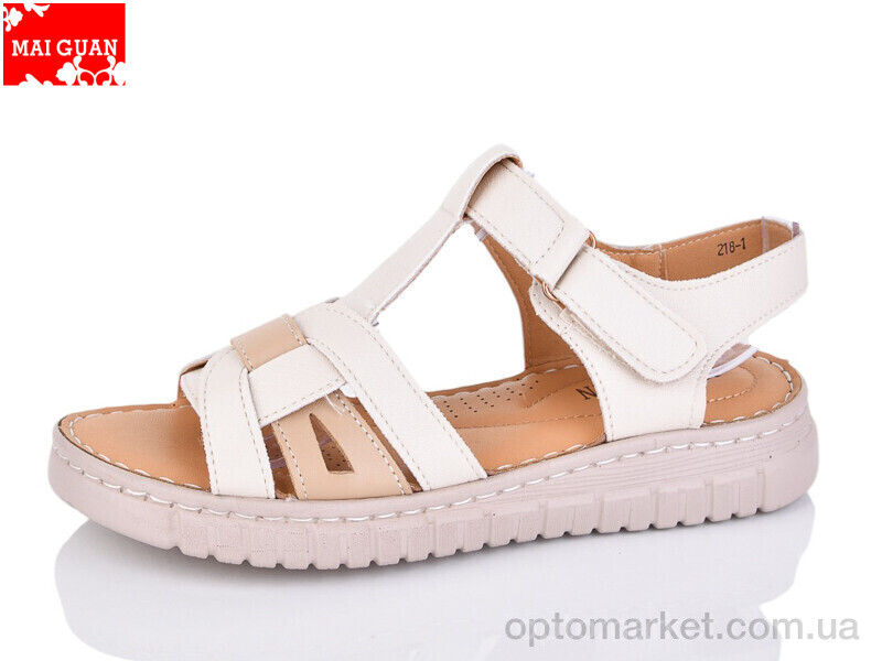 Купить Босоніжки жіночі 218-1 Maiguan бежевий, фото 1