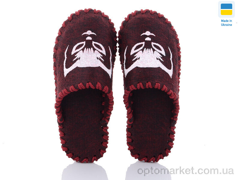 Купить Капці жіночі 218W бордовий Vends бордовий, фото 2