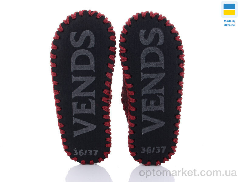 Купить Капці жіночі 218W бордовий Vends бордовий, фото 3