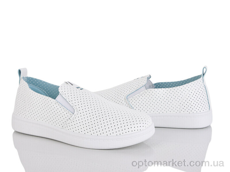 Купить Сліпони жіночі 219-14 Бабочка-Mengfuna-AESD білий, фото 1