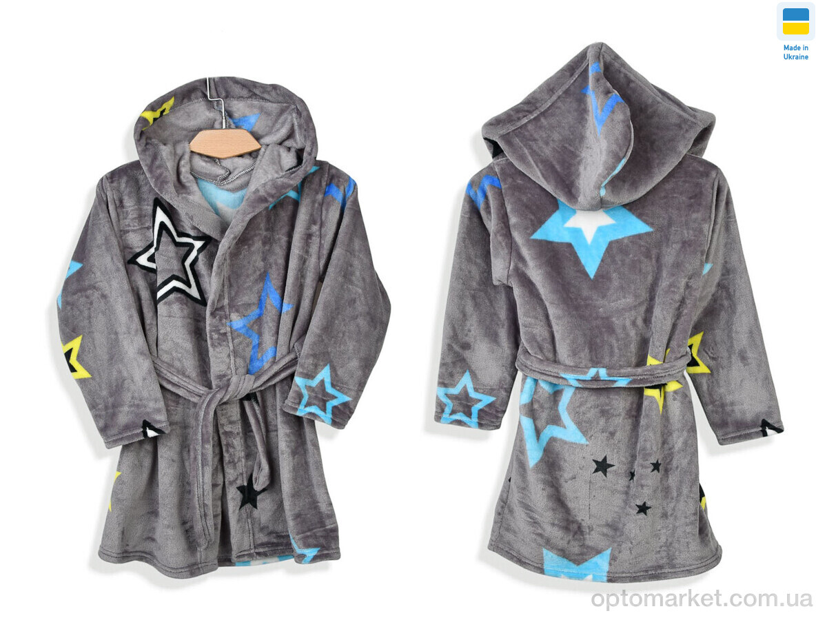 Купить Халат дитячі 21936 сірий Kir15 сірий, фото 3