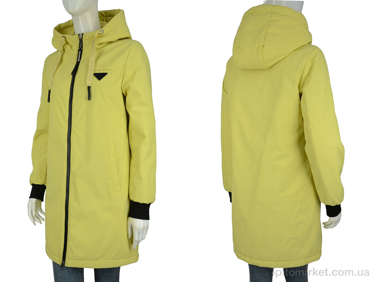 Купить Куртка жіночі 22-10 yellow Aixiaohua жовтий, фото 3