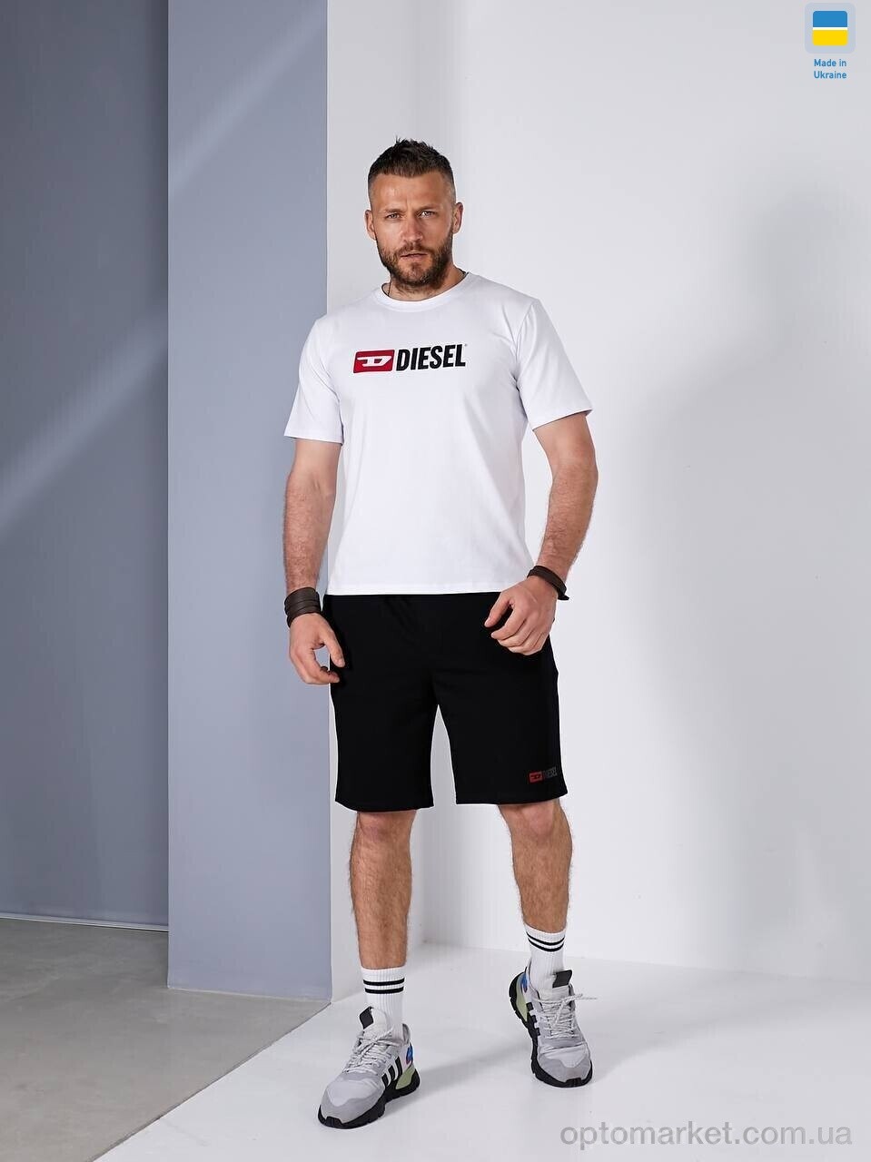 Купить Костюм чоловічі 220 чорно-білий Adam&Eva мікс, фото 3