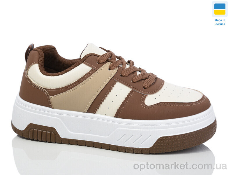 Купить Кросівки жіночі 2208-3 Swin коричневий, фото 1