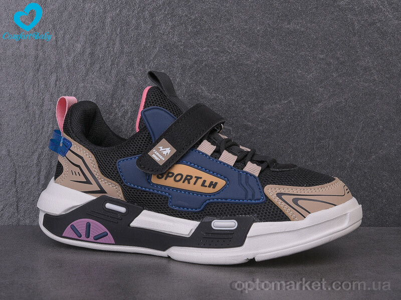 Купить Кросівки дитячі 2208 чор Comfort-baby чорний, фото 2