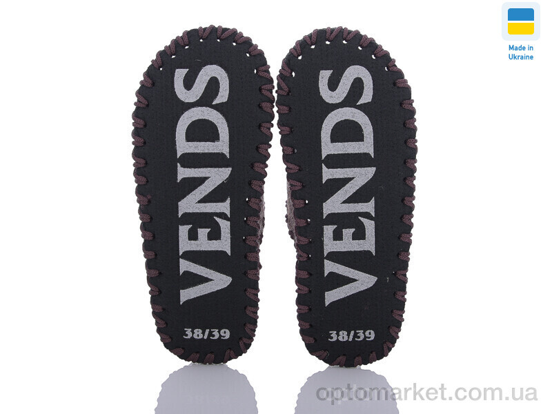 Купить Капці жіночі 220W коричневий Vends коричневий, фото 3