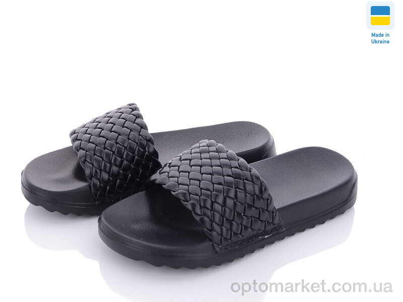 Купить Шльопанці жіночі 2215-1 Ippon чорний, фото 1