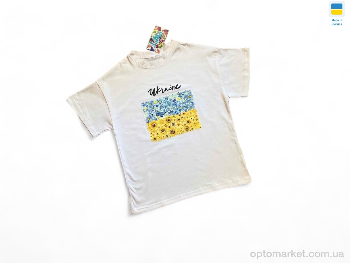 Купить Футболка дитячі 2216 білий (134-158) LiMa білий, фото 1