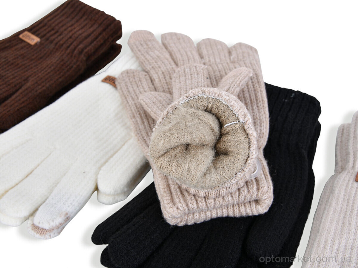 Купить Рукавички жіночі 2221 mix Anjela мікс, фото 2