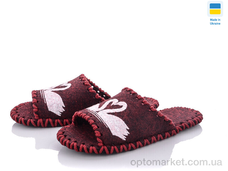 Купить Капці жіночі 229W бордовий Vends бордовий, фото 1