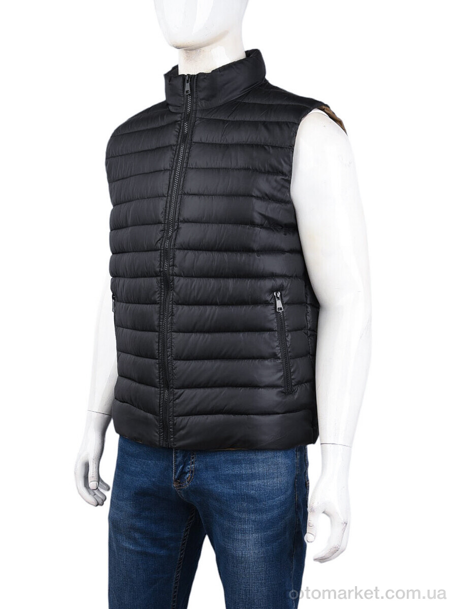 Купить Жилетка чоловічі 23-1 (09317) black YuFang чорний, фото 1