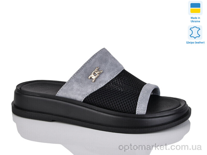 Купить Шльопанці жіночі 230 сір.з.-т. Sali сірий, фото 1