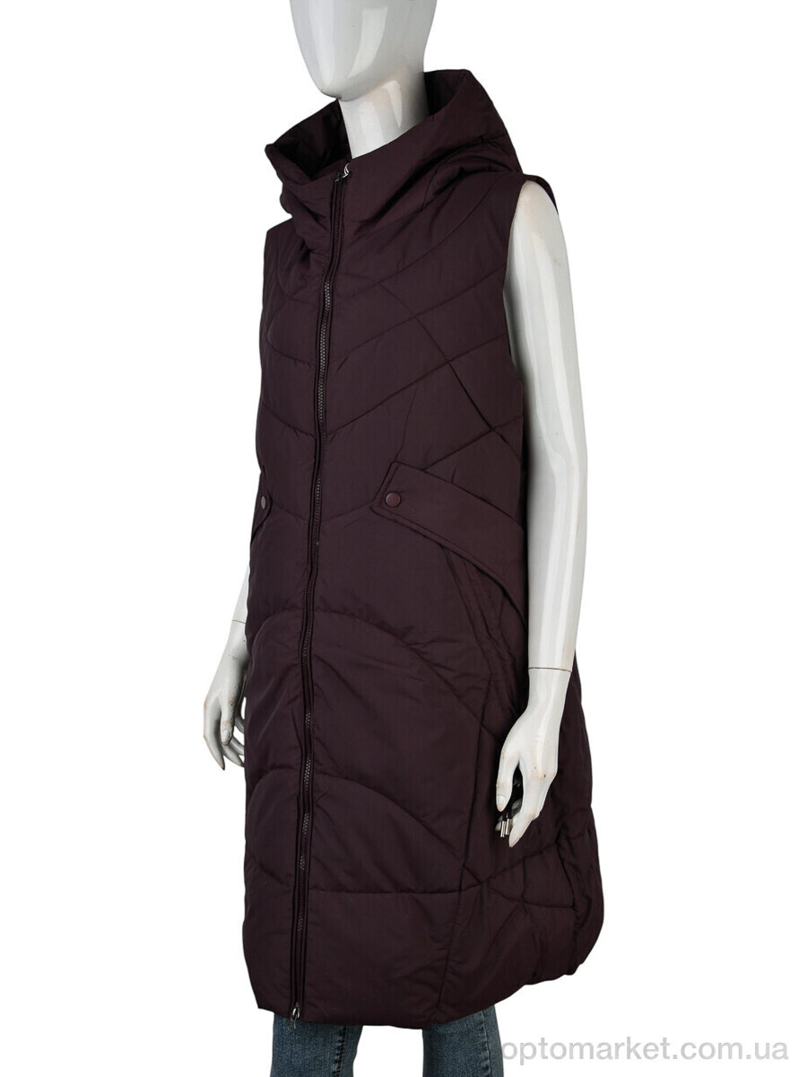 Купить Жилетка жіночі 2301 (12123) bordo Qiaosadi бордовий, фото 1