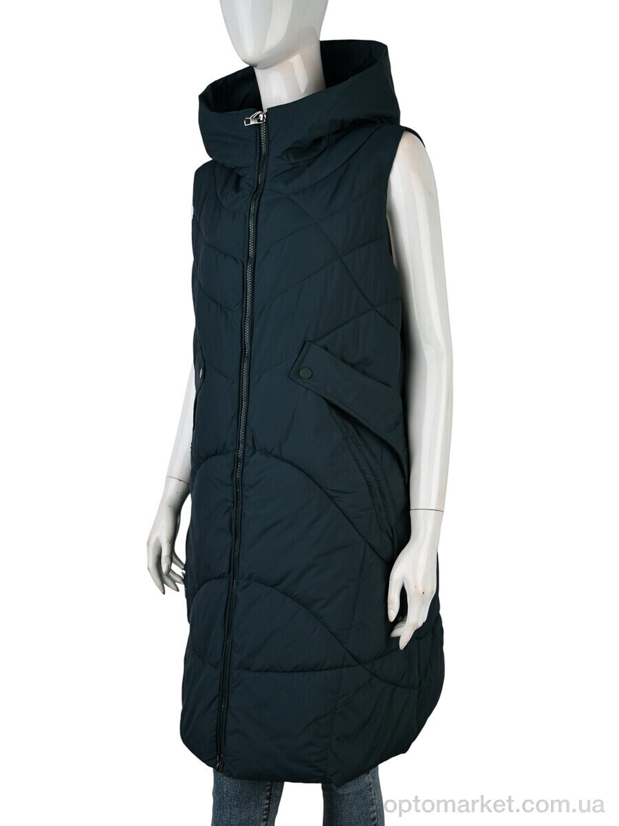 Купить Жилетка жіночі 2301 (12123) green Qiaosadi зелений, фото 1