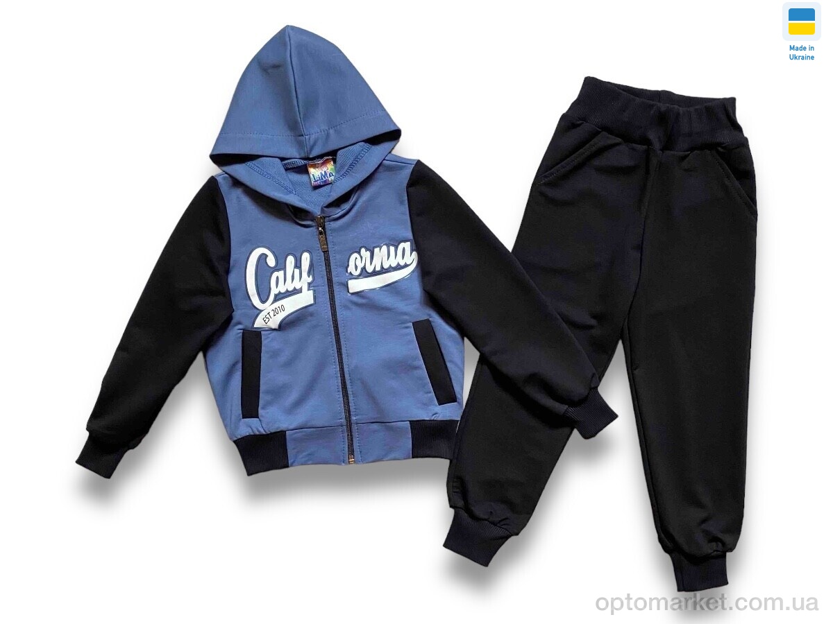 Купить Спортивний костюм дитячі 2301 black-blue (104-128) LiMa чорний, фото 1