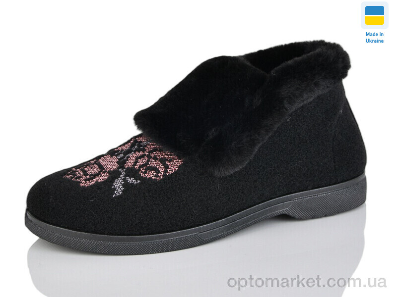 Купить Бурки жіночі 2301A чорний Lot Shoes чорний, фото 1
