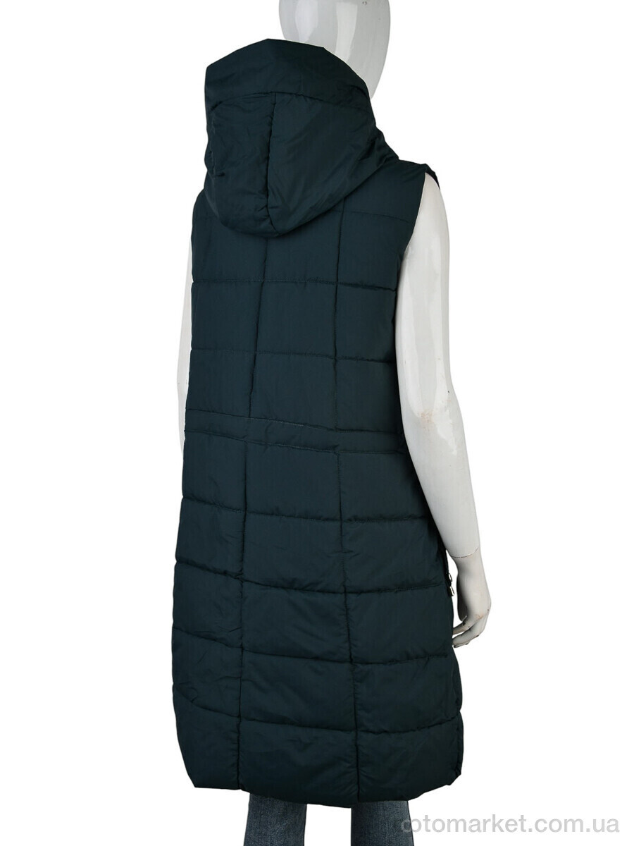 Купить Жилетка жіночі 2302 (12124) green Qiaosadi зелений, фото 2