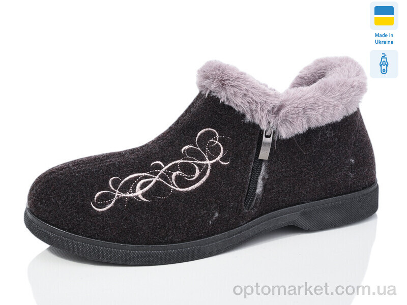 Купить Черевики жіночі 2302 коричневий Крок коричневий, фото 1