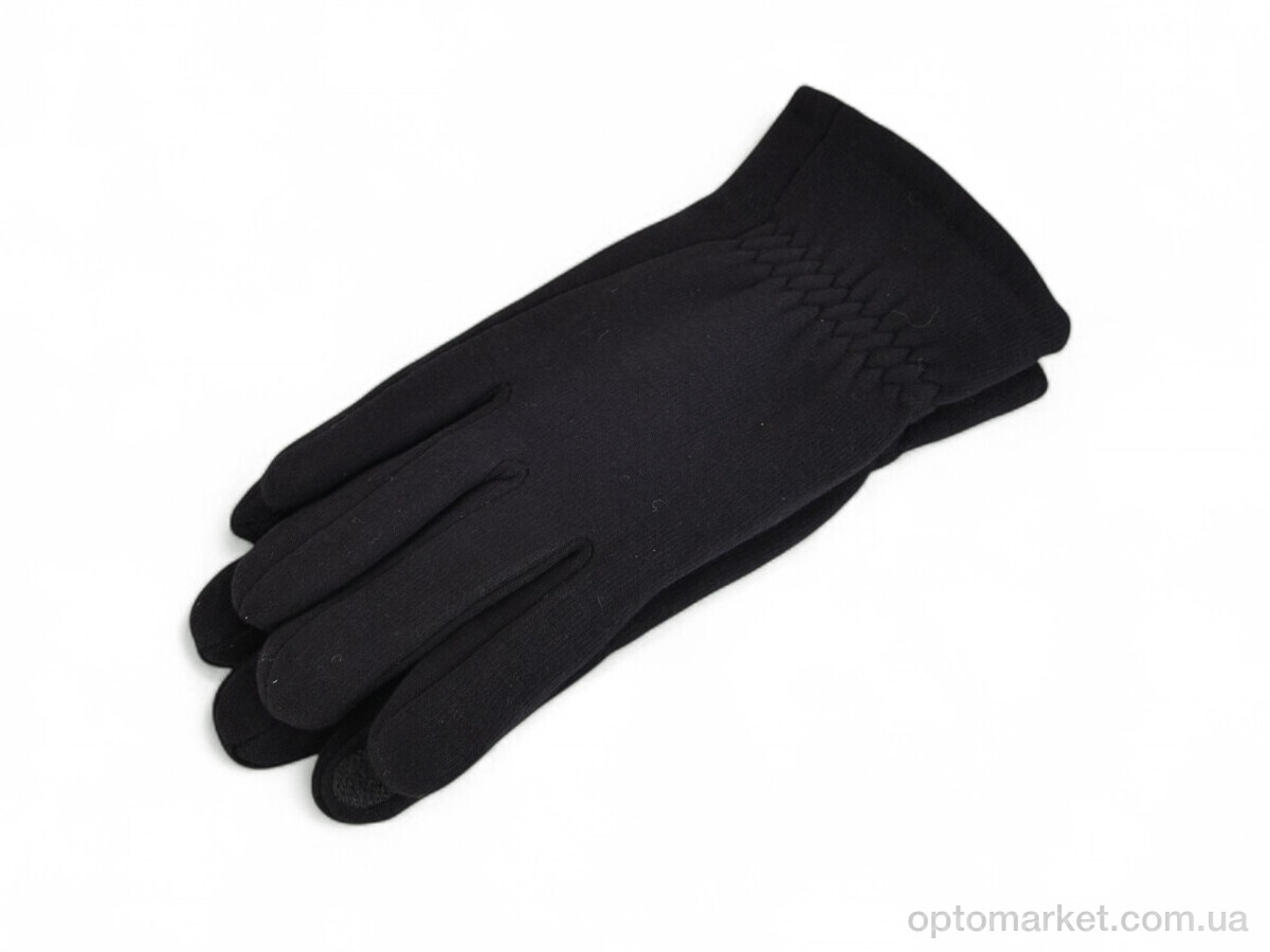 Купить Рукавички чоловічі 2303-1 black Королева чорний, фото 1