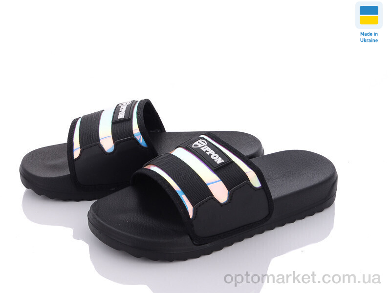 Купить Шльопанці жіночі 2306-1 Ippon чорний, фото 1