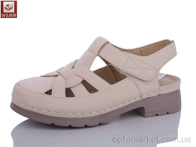 Купить Босоніжки жіночі 2306-3 WSMR бежевий, фото 1