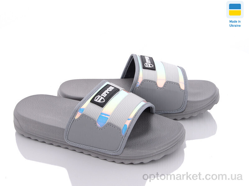 Купить Шльопанці жіночі 2306-3 Ippon сірий, фото 1