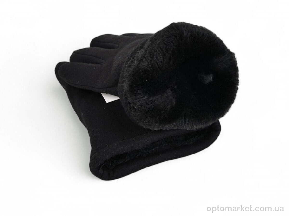 Купить Рукавички чоловічі 2307-2 black Королева чорний, фото 2