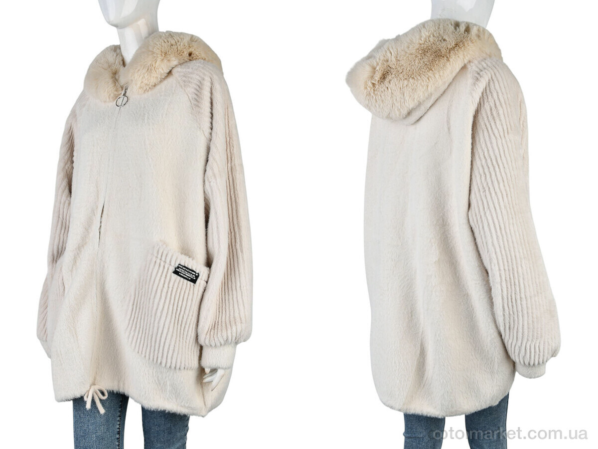 Купить Куртка жіночі 2308 l.beige Edel бежевий, фото 3