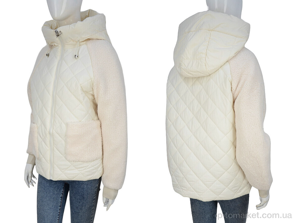Купить Куртка жіночі 2308 white Unimoco бежевий, фото 3