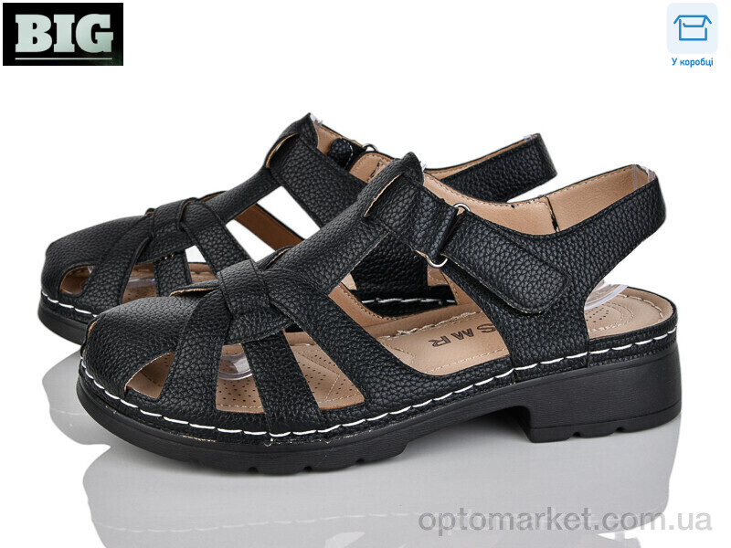 Купить Босоніжки жіночі 2310-1 WSMR чорний, фото 1