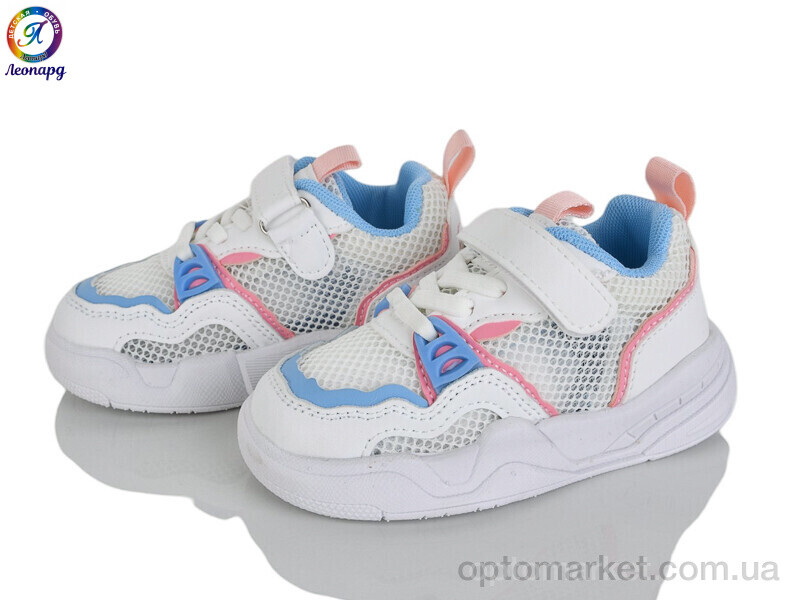 Купить Кросівки дитячі 2310 pink Леопард білий, фото 1
