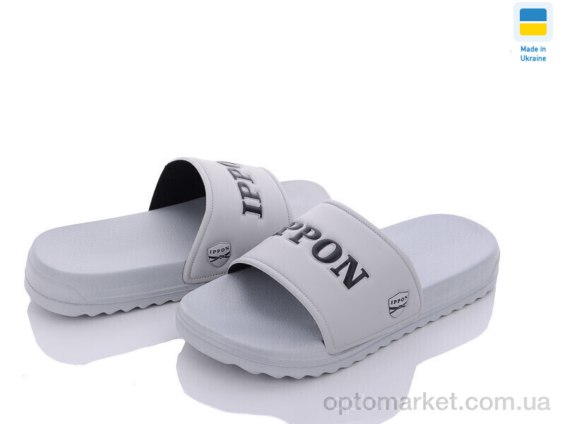 Купить Шльопанці дитячі 2312-3 Ippon сірий, фото 1
