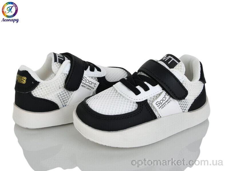 Купить Кросівки дитячі 2312 black Леопард білий, фото 1