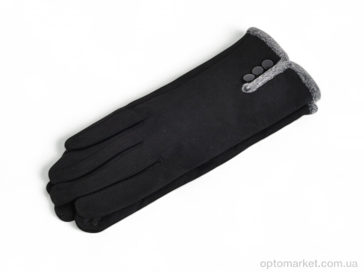 Купить Рукавички жіночі 2313-1 black Королева чорний, фото 1