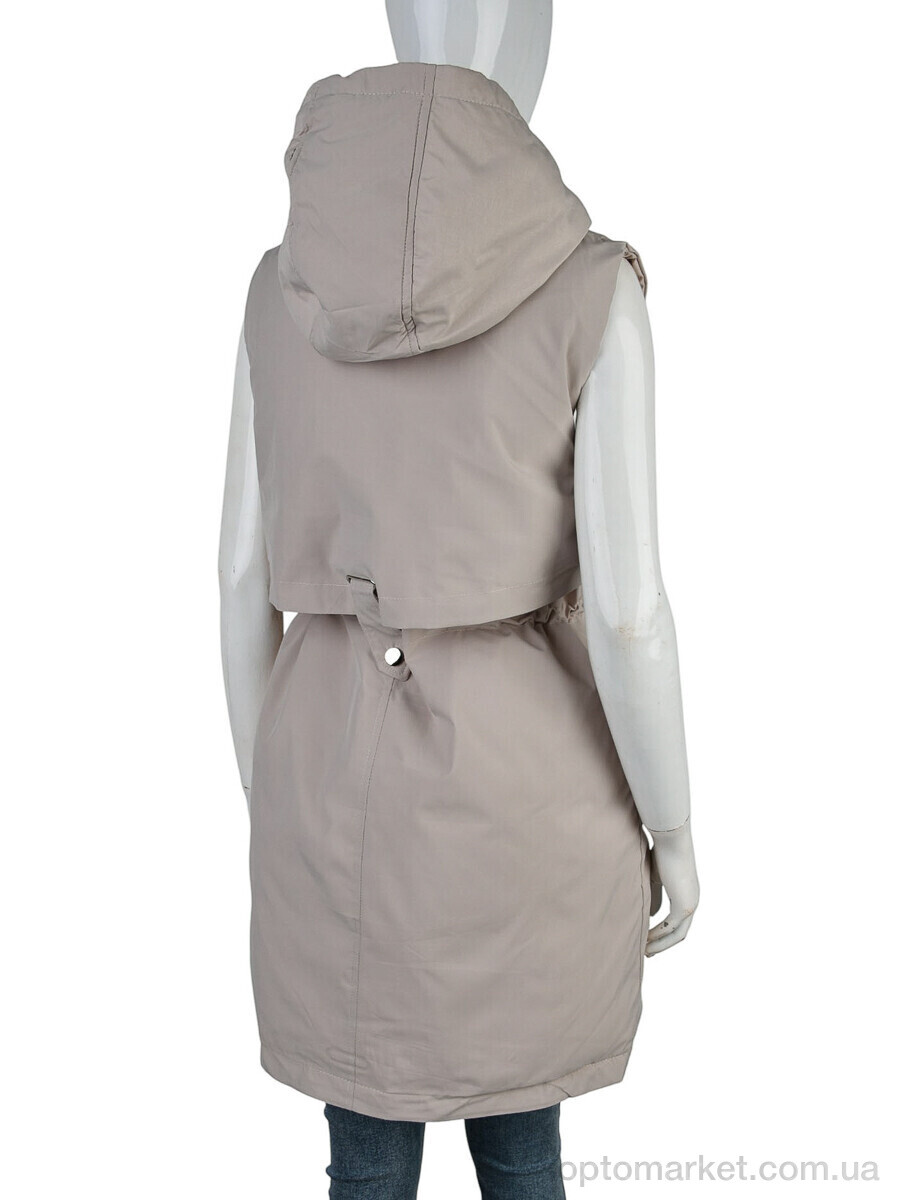 Купить Жилетка жіночі 2315 (12126) beige JINGPINFUSHI бежевий, фото 2