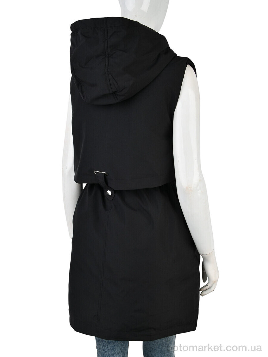 Купить Жилетка жіночі 2315 (12126) black JINGPINFUSHI чорний, фото 2