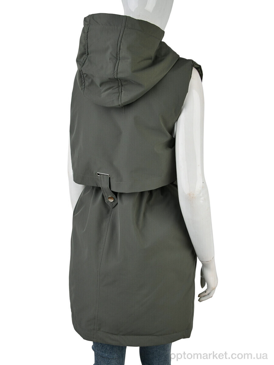 Купить Жилетка жіночі 2315 (12126) green JINGPINFUSHI зелений, фото 2